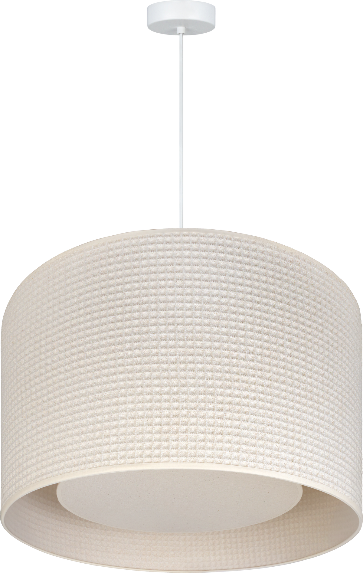 Lampa wisząca DUOLLA MILANO 751838 Kremowy/Beżowy 1xE27 średn.50cm