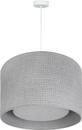 Lampa wisząca DUOLLA MILANO 751845 szary/n/a 1xE27 średn.50cm