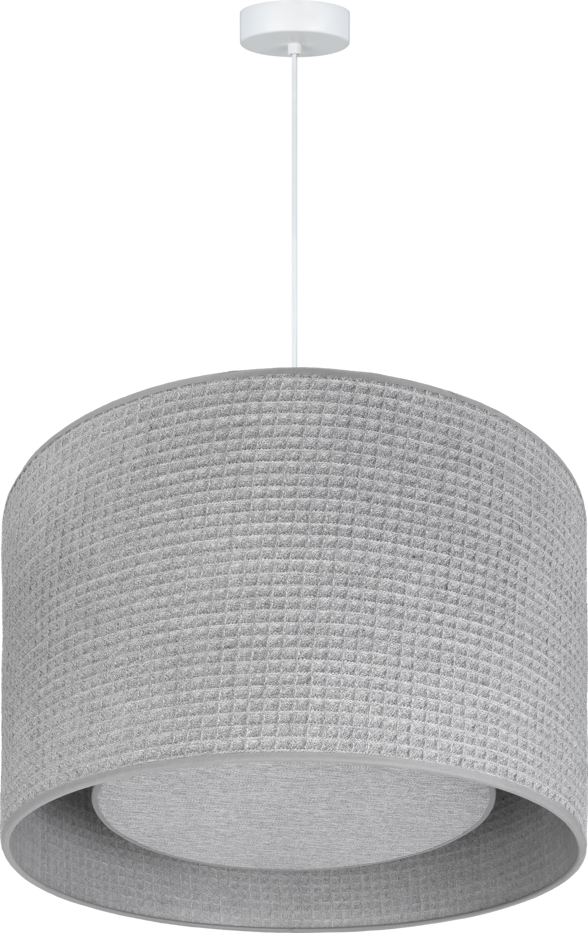 Lampa wisząca DUOLLA MILANO 751845 szary/n/a 1xE27 średn.50cm