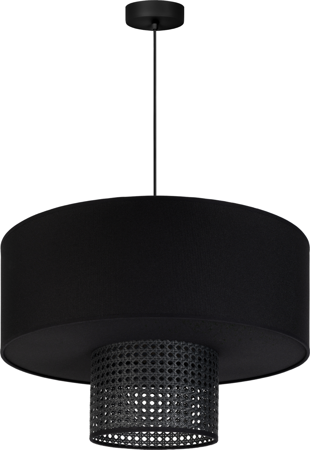 Lampa wisząca DUOLLA PARMA 752330 Czarny/n/a 3xE27 średn.50cm