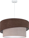 Lampa wisząca DUOLLA SHINE 752965 brązowy/beżowy 1xE27 średn.50cm