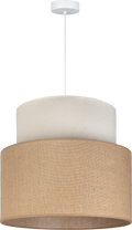 Lampa wisząca DUOLLA SIENA 751630 beżowy/Brązowy 1xE27 średn.45cm