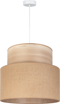 Lampa wisząca DUOLLA SIENA 751647 Brązowy/naturalny 1xE27 średn.45cm
