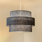 Lampa wisząca DUOLLA SPACE YUTE 752040 szary/n/a 1xE27 średn.50cm