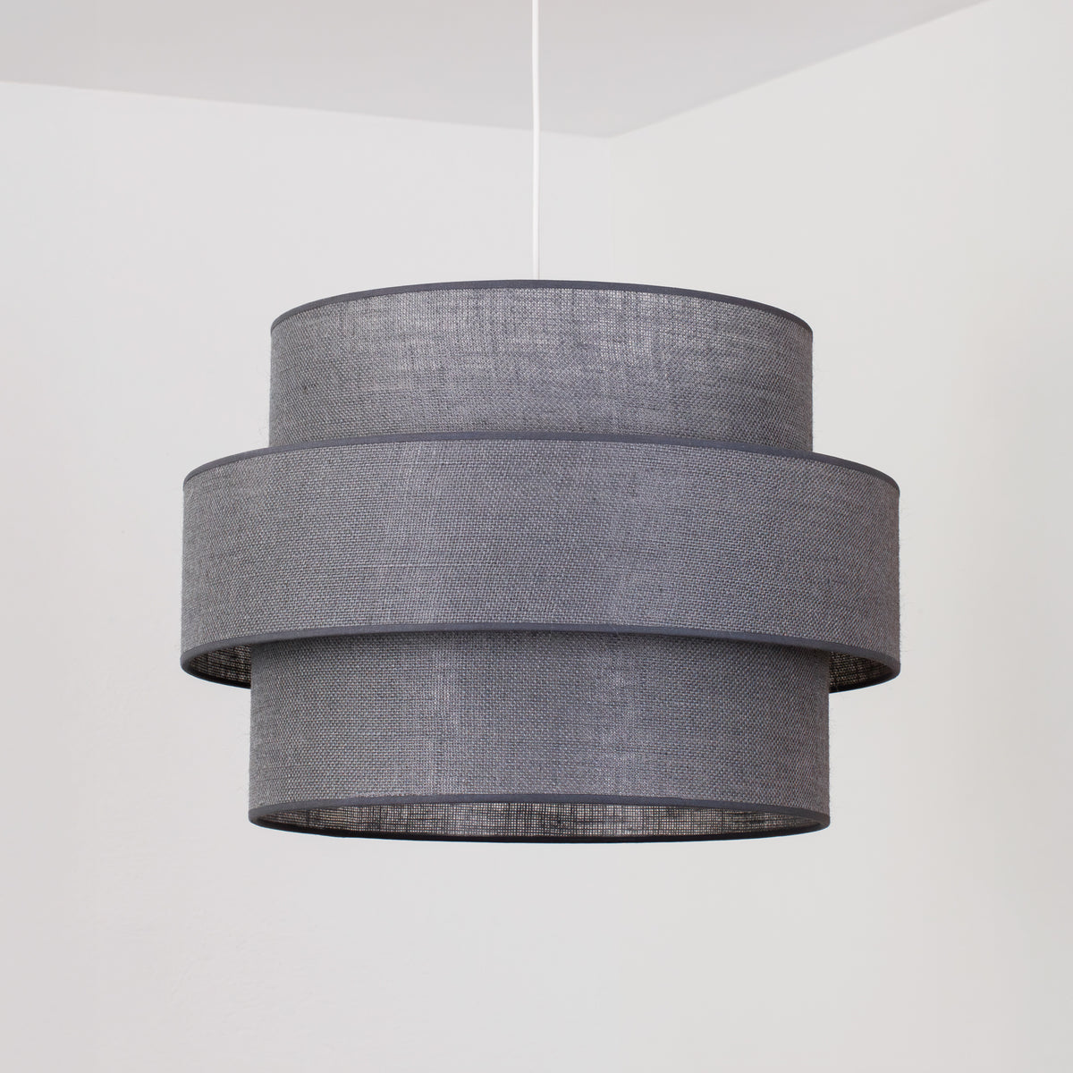 Lampa wisząca DUOLLA SPACE YUTE 752040 szary/n/a 1xE27 średn.50cm