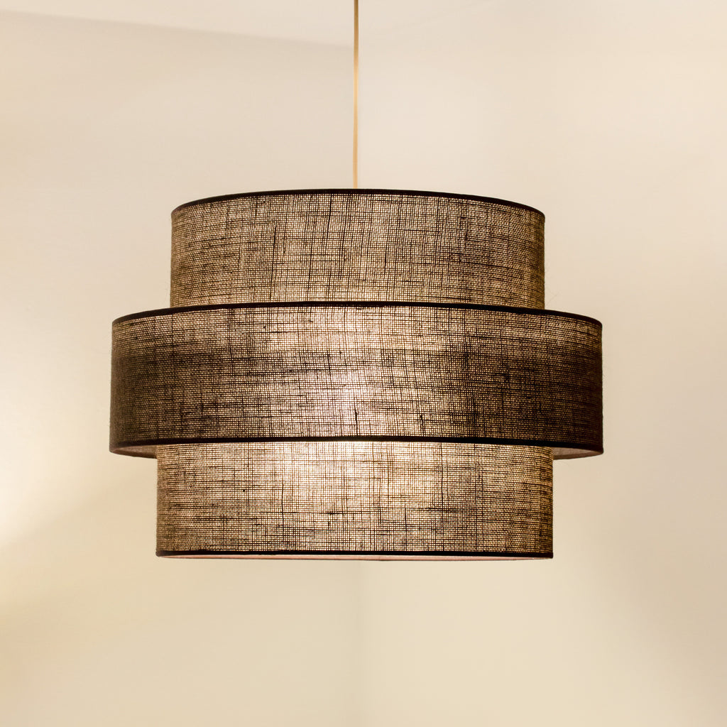 Lampa wisząca DUOLLA SPACE YUTE 752095 brązowy/n/a 1xE27 średn.50cm