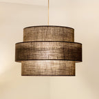 Lampa wisząca DUOLLA SPACE YUTE 752095 brązowy/n/a 1xE27 średn.50cm