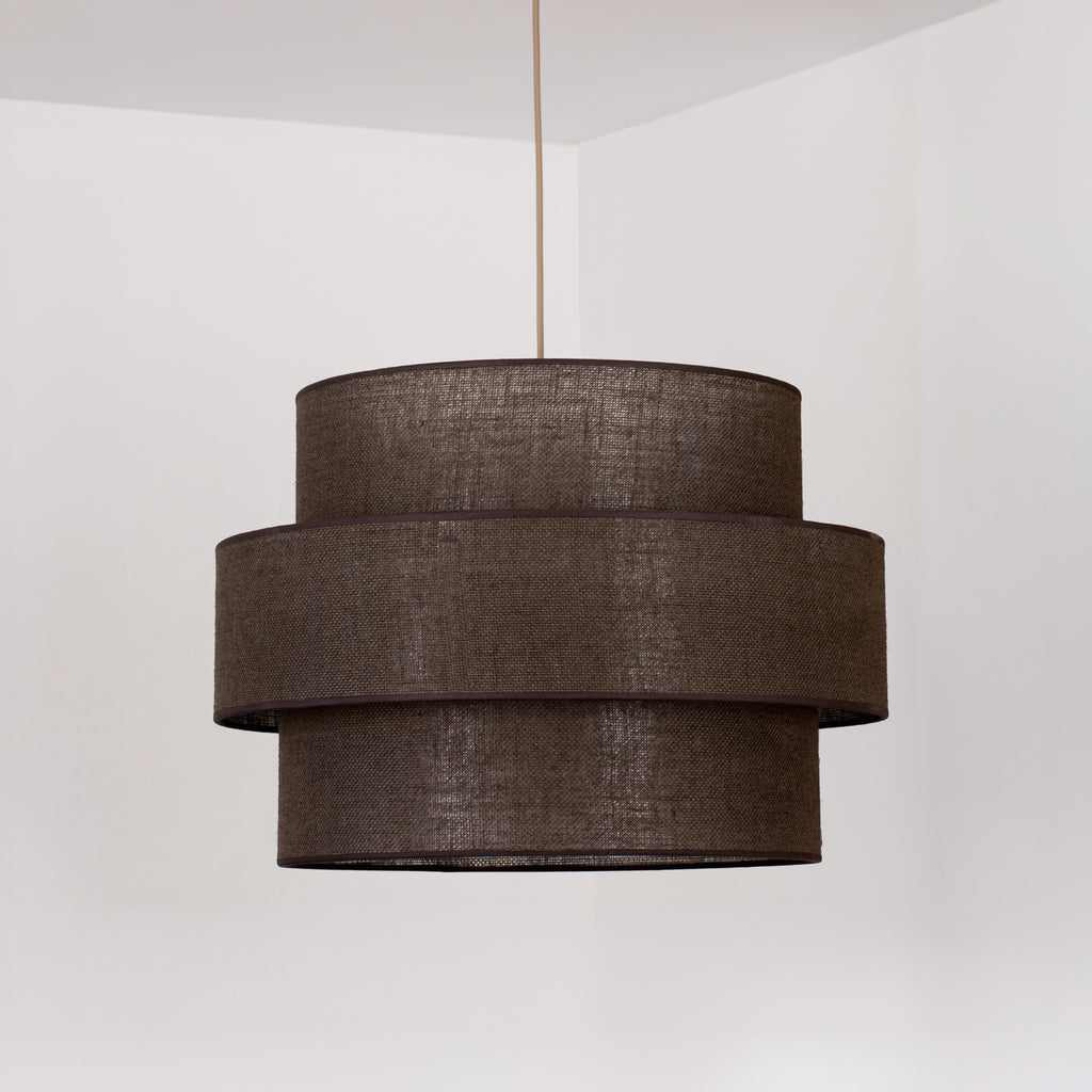 Lampa wisząca DUOLLA SPACE YUTE 752095 brązowy/n/a 1xE27 średn.50cm