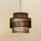 Lampa wisząca DUOLLA SPACE YUTE 752125 brązowy/n/a 1xE27 średn.25cm