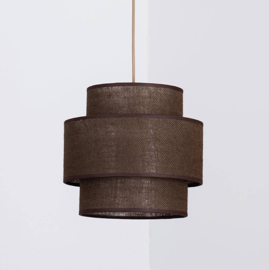 Lampa wisząca DUOLLA SPACE YUTE 752125 brązowy/n/a 1xE27 średn.25cm