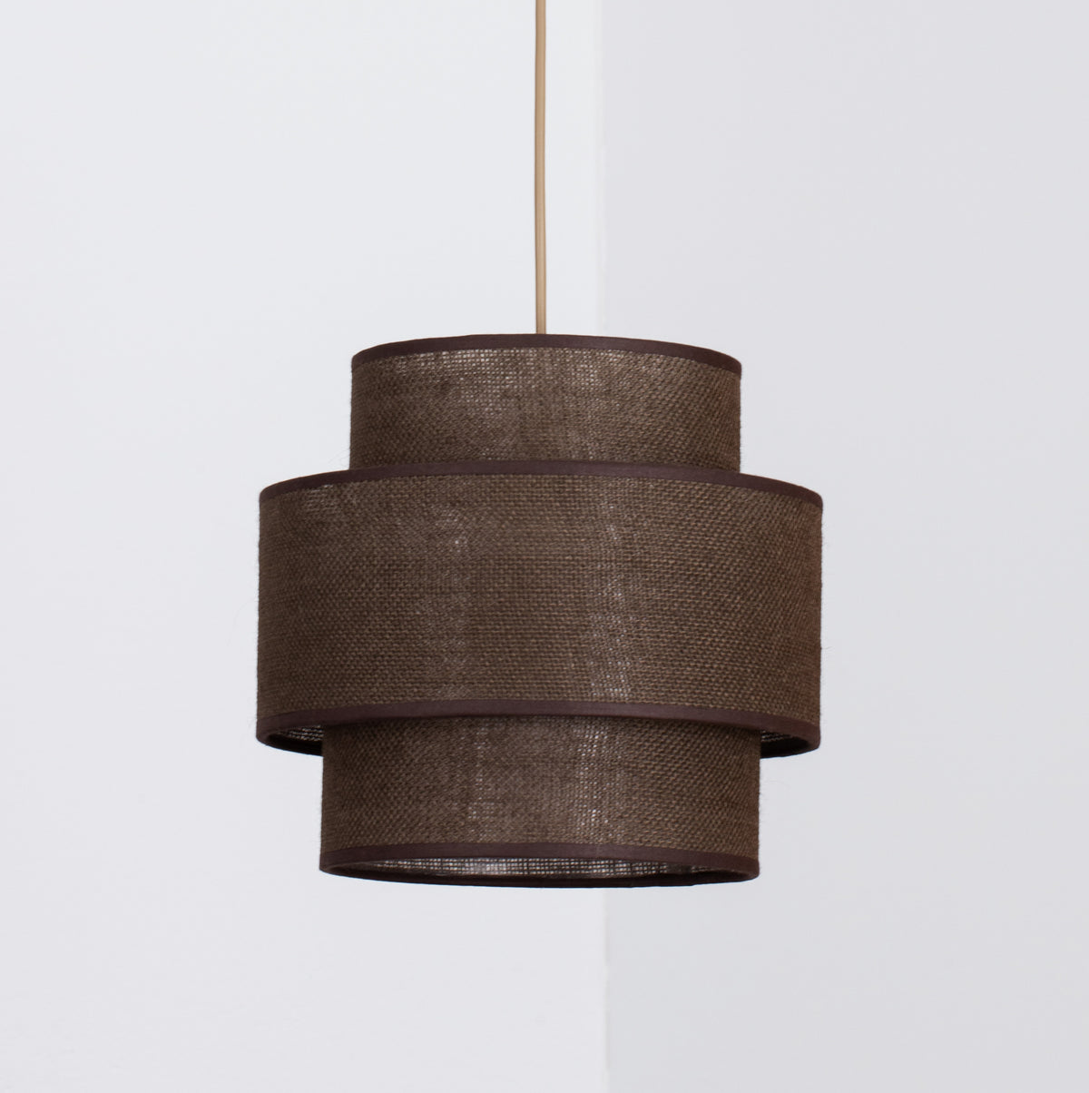 Lampa wisząca DUOLLA SPACE YUTE 752125 brązowy/n/a 1xE27 średn.25cm