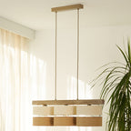 Lampa wisząca DUOLLA TREEON 92202 Beżowy/Kremowy 3xE27 średn.17cm