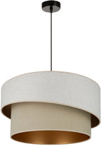 Lampa wisząca DUOLLA VEGAS SHINE 608282 szary/zielony 1xE27 średn.50cm