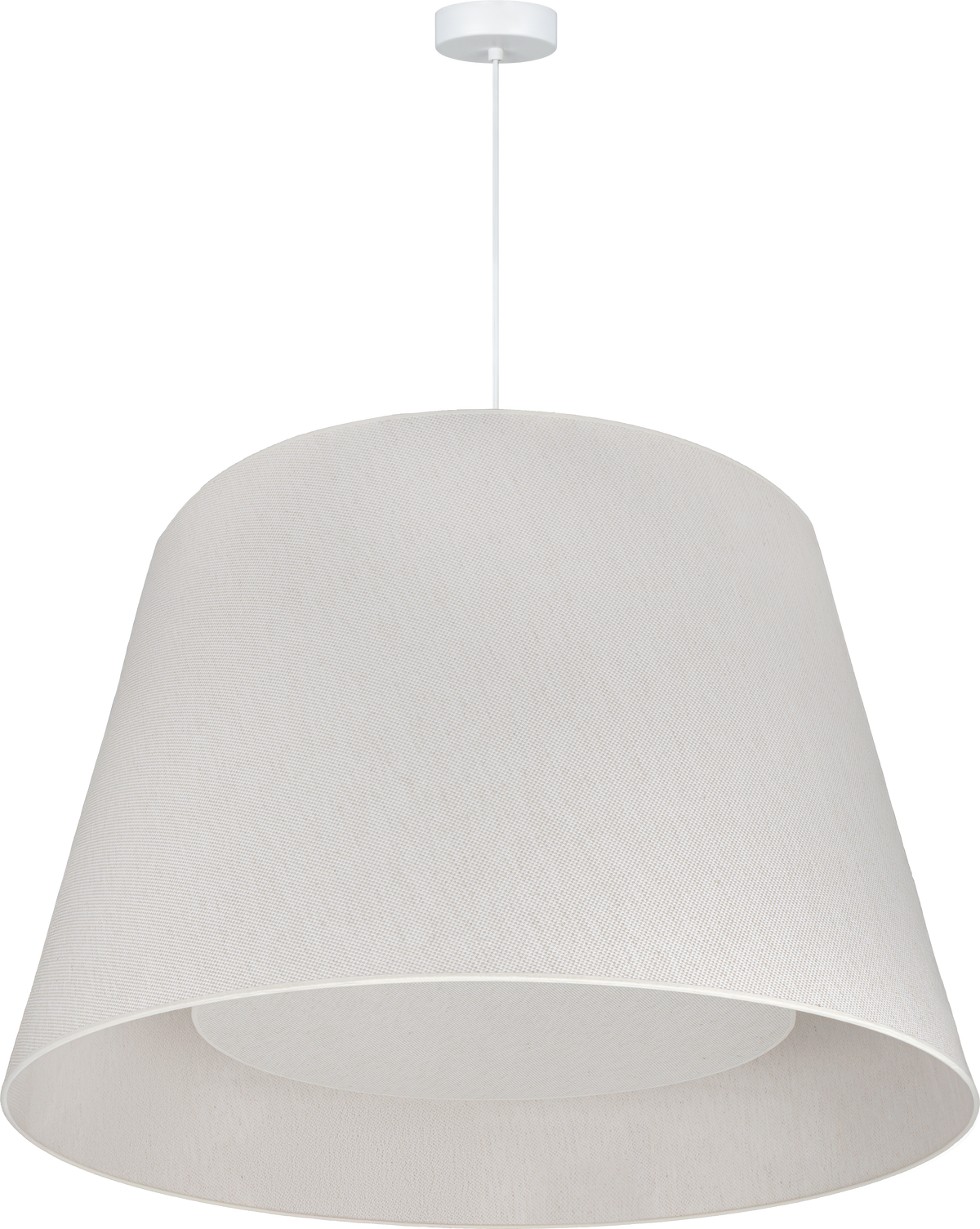 Lampa wisząca DUOLLA VERONA 751883 Beżowy/biały 1xE27 średn.80cm