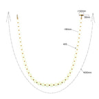 Lampa wisząca Dorado Rope 4 m złota LED CCT