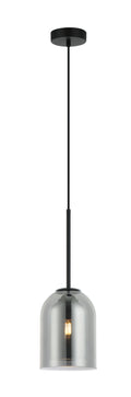 Lampa wisząca Elaris dymna 1xE27