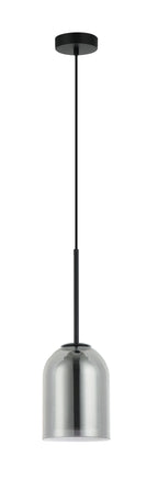 Lampa wisząca Elaris dymna 1xE27