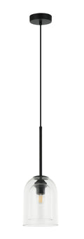 Lampa wisząca Elaris transparentna 1xE27