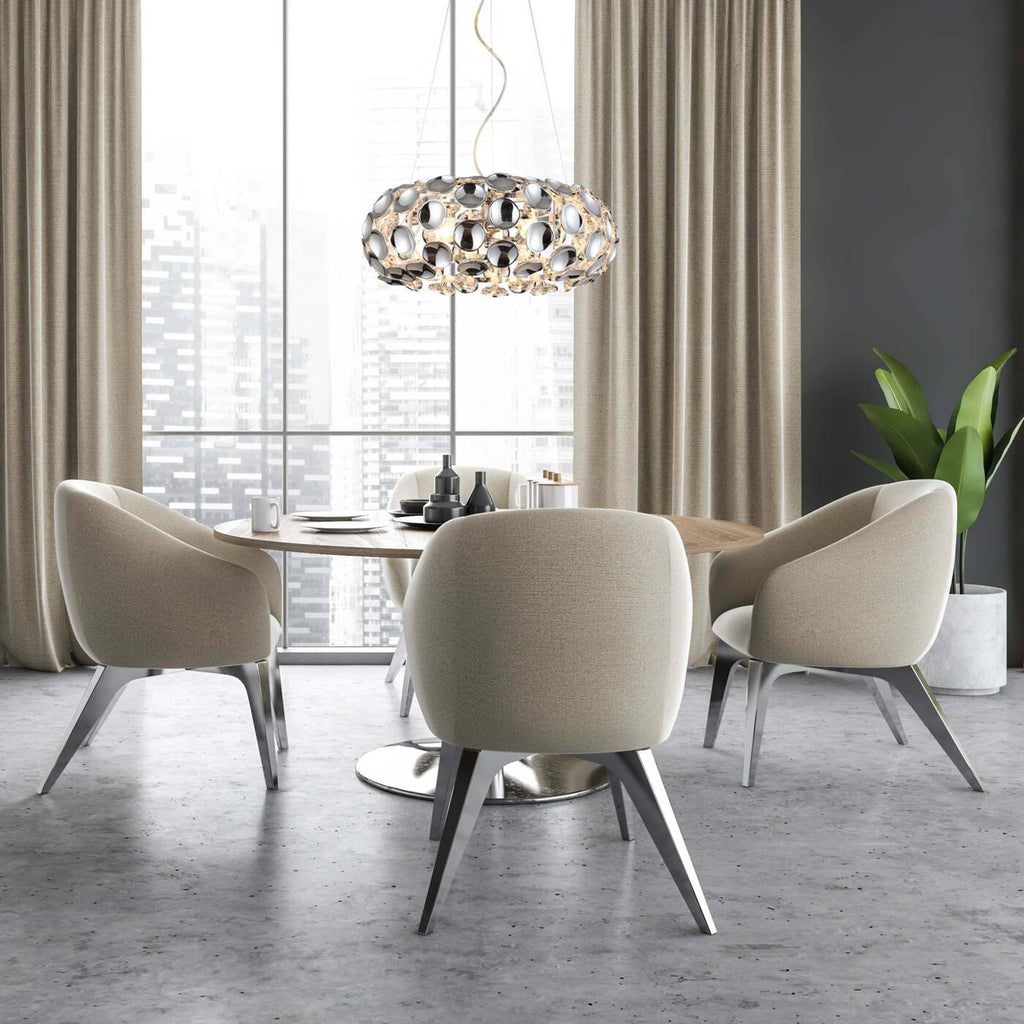 Lampa wisząca FERRARA, chrom, 3x60W E14