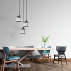 Lampa wisząca GALACTICO, czarny/transparentny, 3x60W E27