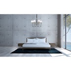 Lampa wisząca GIANNI śr. 61cm 6xE14 | czarny/brąz antyczny/transparentny