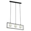 Lampa wisząca GROSETTA dł. 68cm 3xG9 | czarny