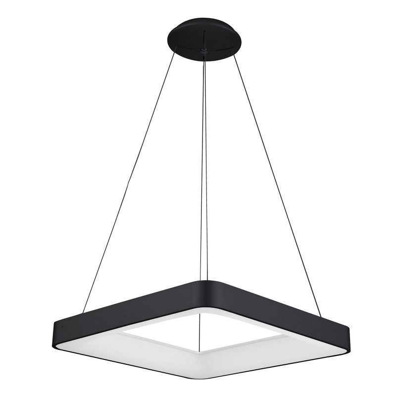 Lampa wisząca Giacinto dł. 60cm 50W LED ciepła biel 3000K | czarny