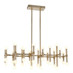 Lampa wisząca Giovannadł dł. 106cm 96W 38xLED ciepła biel 3000K | brąz