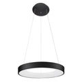 Lampa wisząca Giulia śr. 48cm 40W LED ciepła biel 3000K | czarny