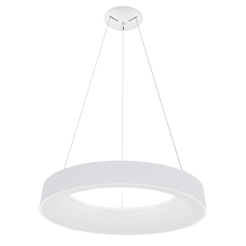 Lampa wisząca Giulia śr. 80cm 80W LED ciepła biel 3000K | biały