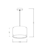 Lampa wisząca Graffiti Style, 1x60W E14