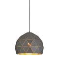 Lampa wisząca HARLEY śr. 36cm E27 | szary