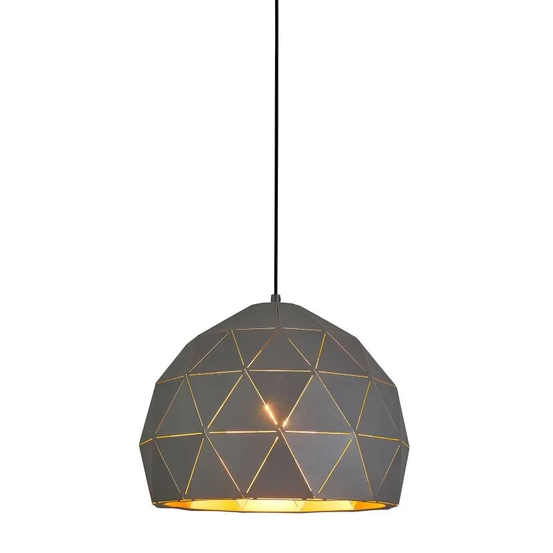 Lampa wisząca HARLEY śr. 36cm E27 | szary