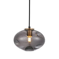 Lampa wisząca HATELLA śr. 22cm E27 | miedziany/dymiony