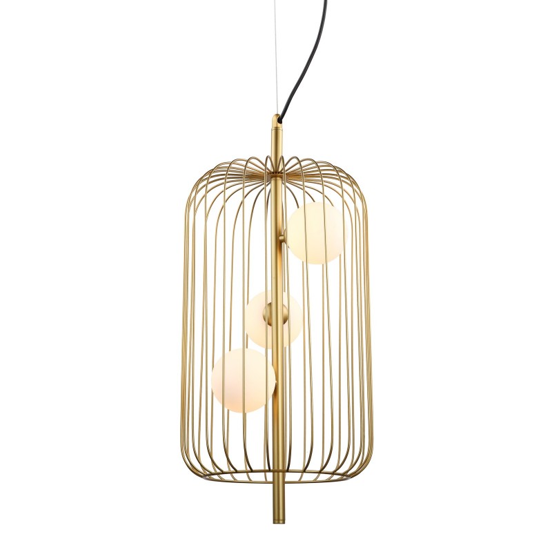 Lampa wisząca HAYDEN śr. 31cm 3xG9 | złoty