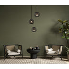 Lampa wisząca Hilo śr. 44cm 3xE27 | czarny