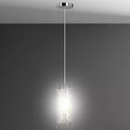 Lampa wisząca IBIZA MDM1903/1, chrom/transparentny, 1x40W E14