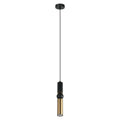 Lampa wisząca ISIDORA śr. 10cm GU10 | brąz antyczny/czarny