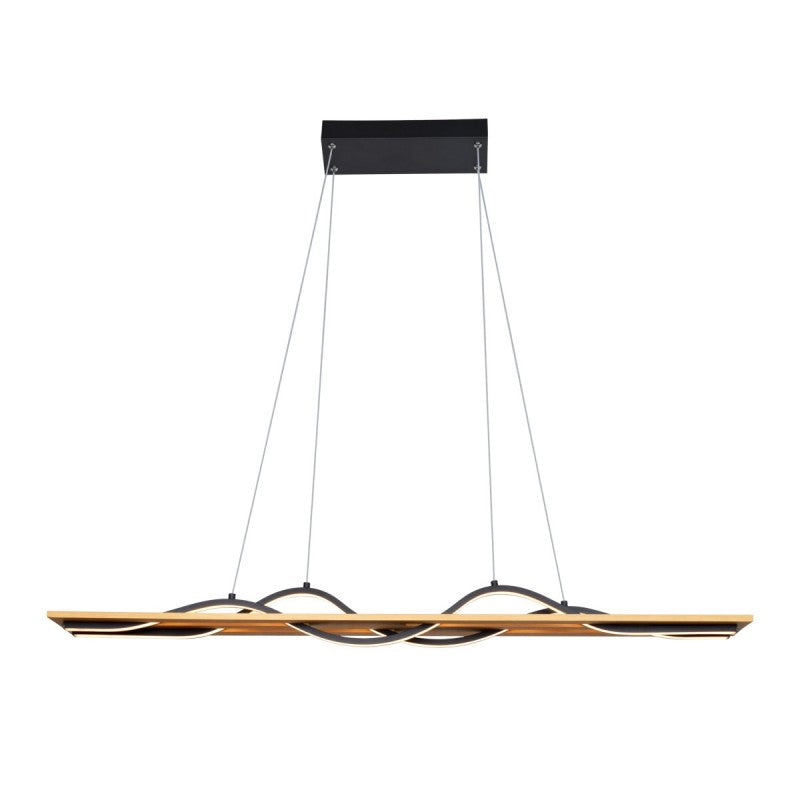 Lampa wisząca Italux Conato PND-23848-30W-BK-GD