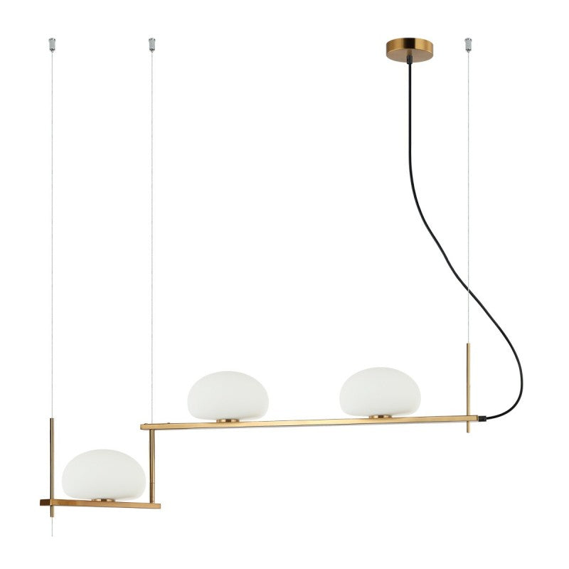 Lampa wisząca Italux Kernio PND-357783-BRO+W