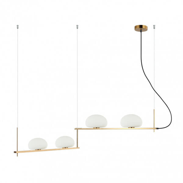 Lampa wisząca Italux Kernio PND-357784-BRO+W