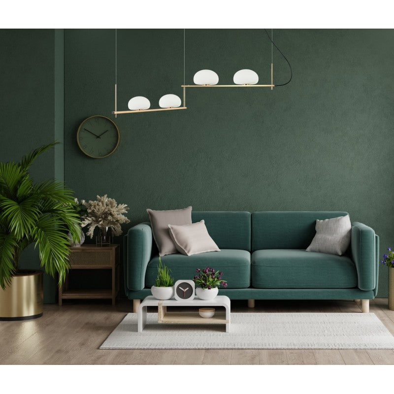 Lampa wisząca Italux Kernio PND-357784-BRO+W