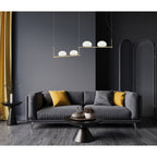 Lampa wisząca Italux Kernio PND-357784-BRO+W