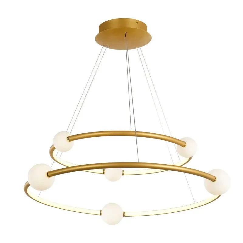 Lampa wisząca Italux Lozanna PND-20112035-2A-GD