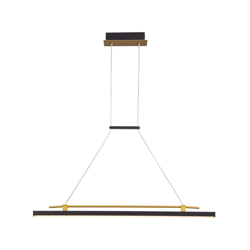 Lampa wisząca Italux Merlot PND-54638F-16W-3K-BK-GD