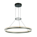 Lampa wisząca Italux Merlot PND-54638R-28W-3K-BK-GD