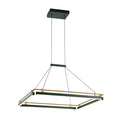 Lampa wisząca Italux Merlot PND-54638S-44W-3K-BK-GD