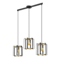 Lampa wisząca Italux Primero PND-44003-3-BK-GD