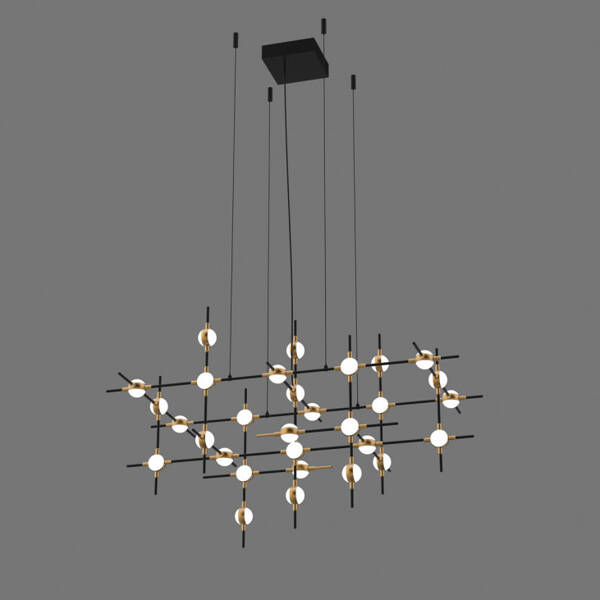 Lampa wisząca Italux Provenza MD18001067-30A BG