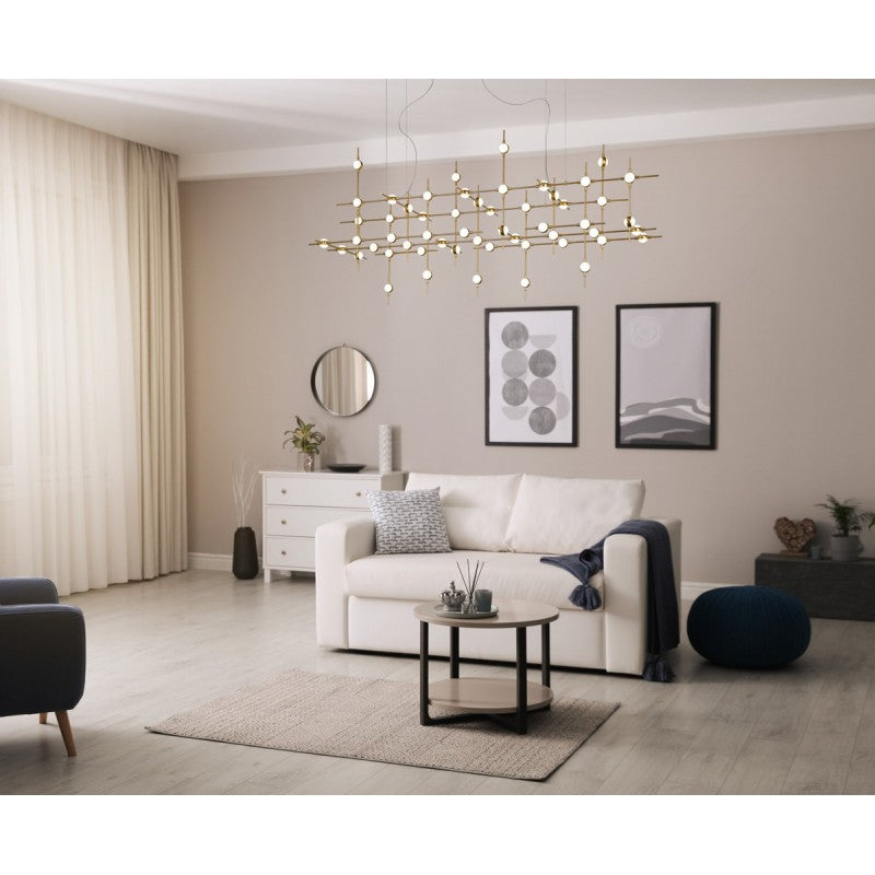 Lampa wisząca Italux Provenza MD18001067-55A BG